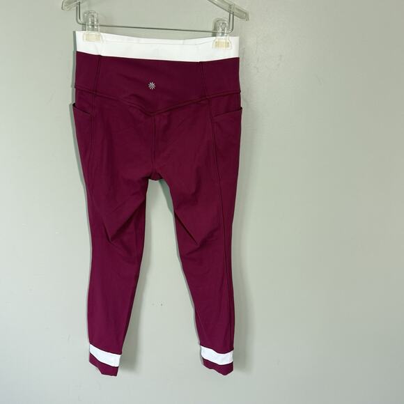 ATHLETA Salutation Stash High Rise Double Up Lift Legging M Purple NEW - Picture 5 of 6